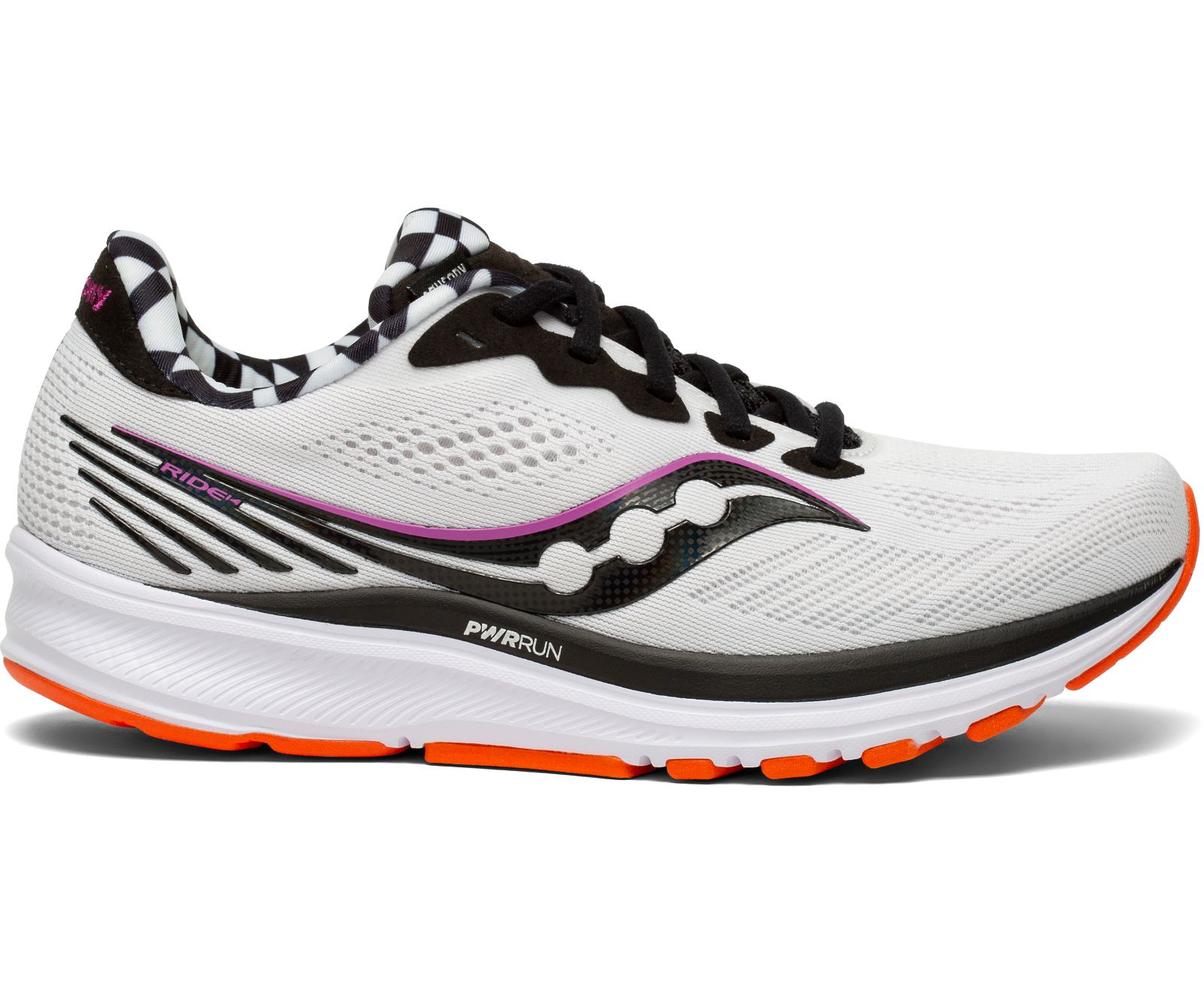 Women\'s Saucony Ride 14 Running Shoes Grey / Black | Singapore 196FDNM